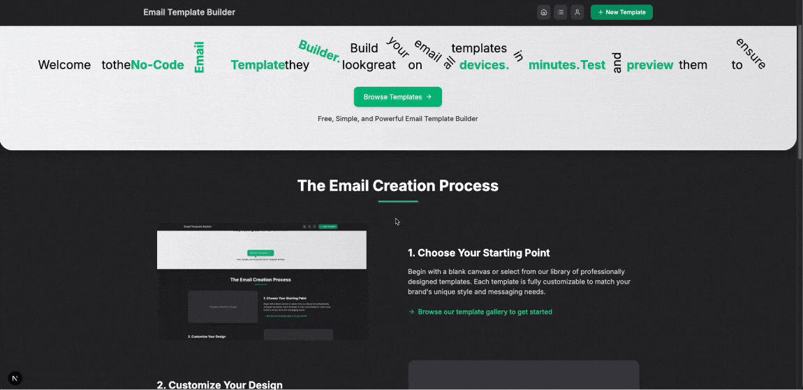 Snap Template screenshot 1