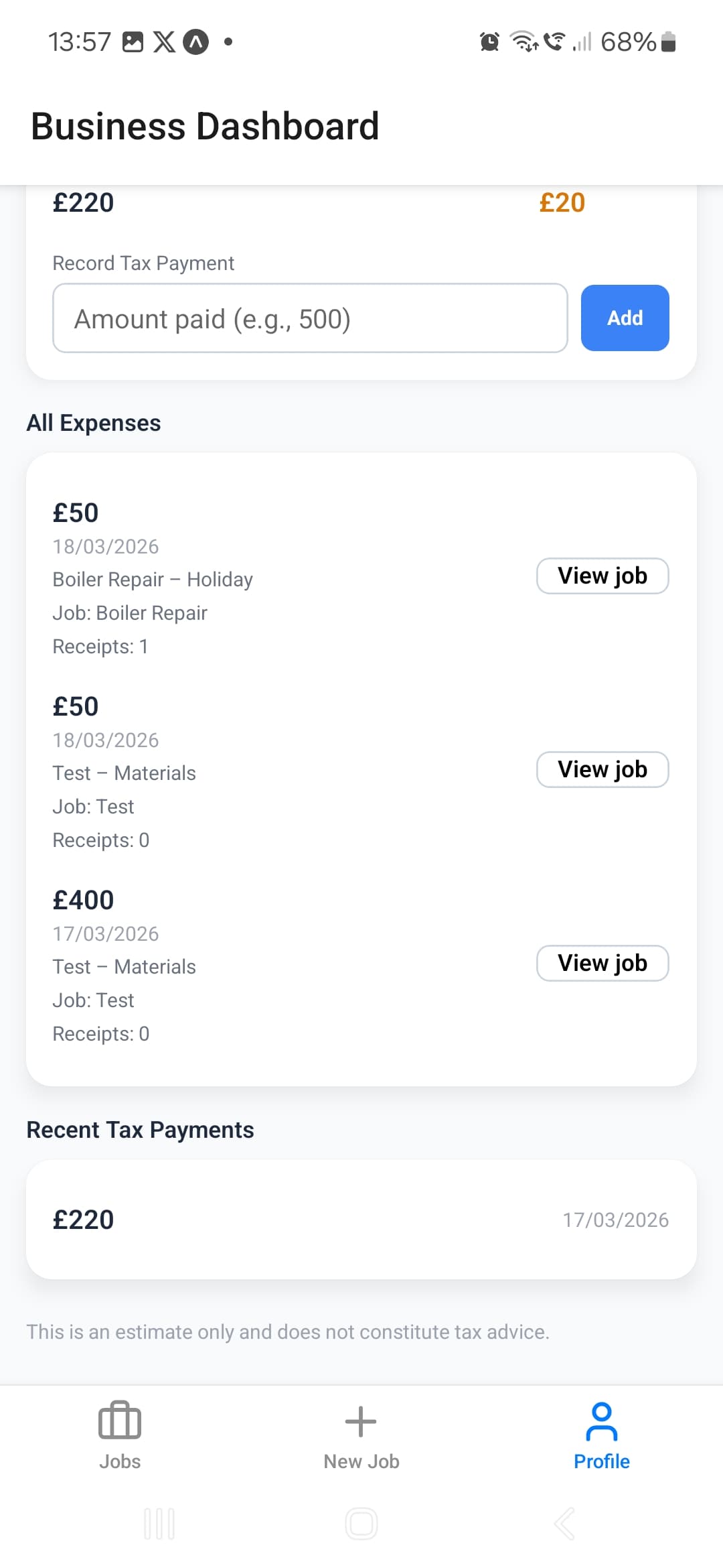 Trade Track screenshot 5