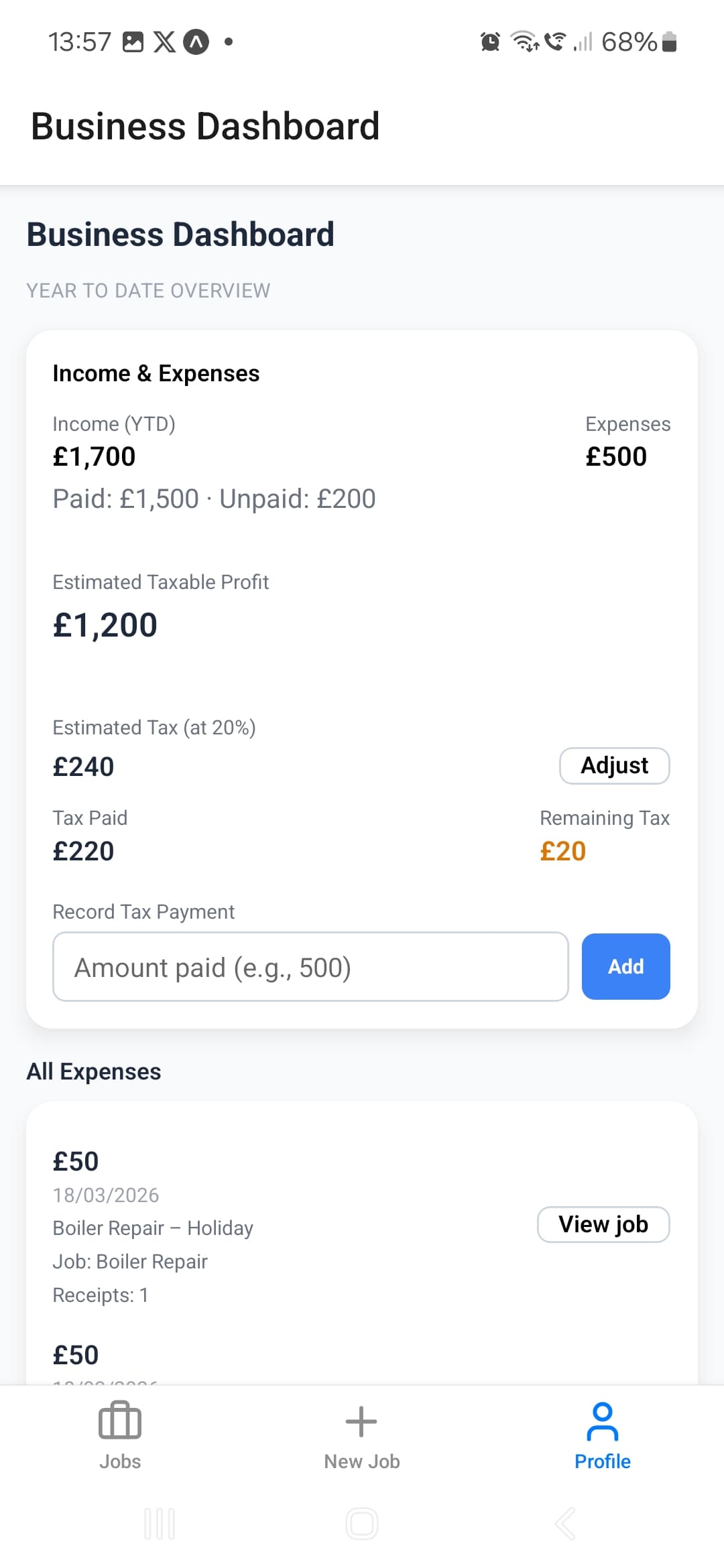 Trade Track screenshot 7