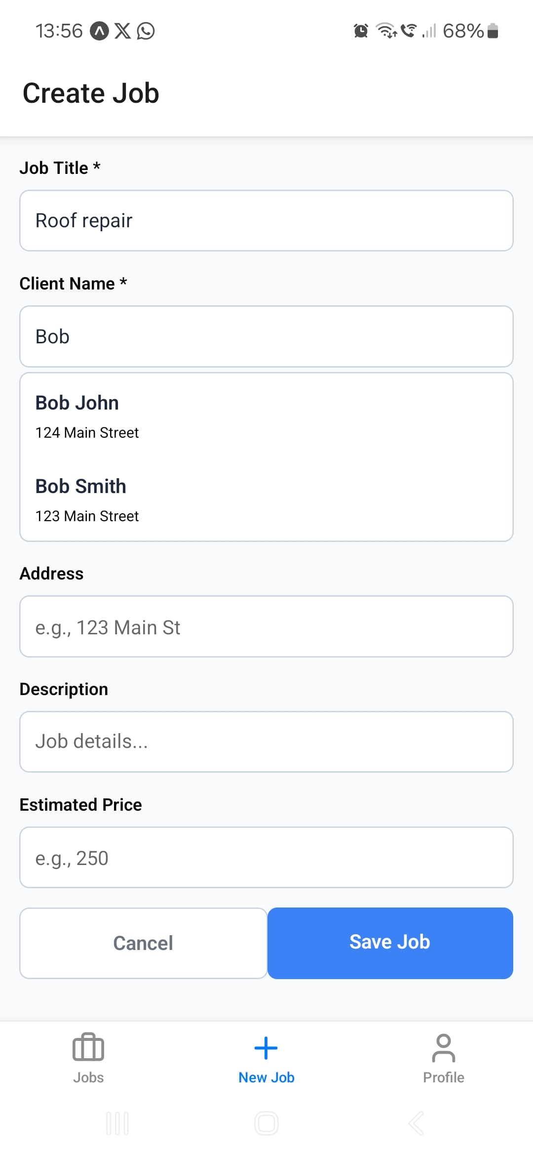 Trade Track screenshot 1