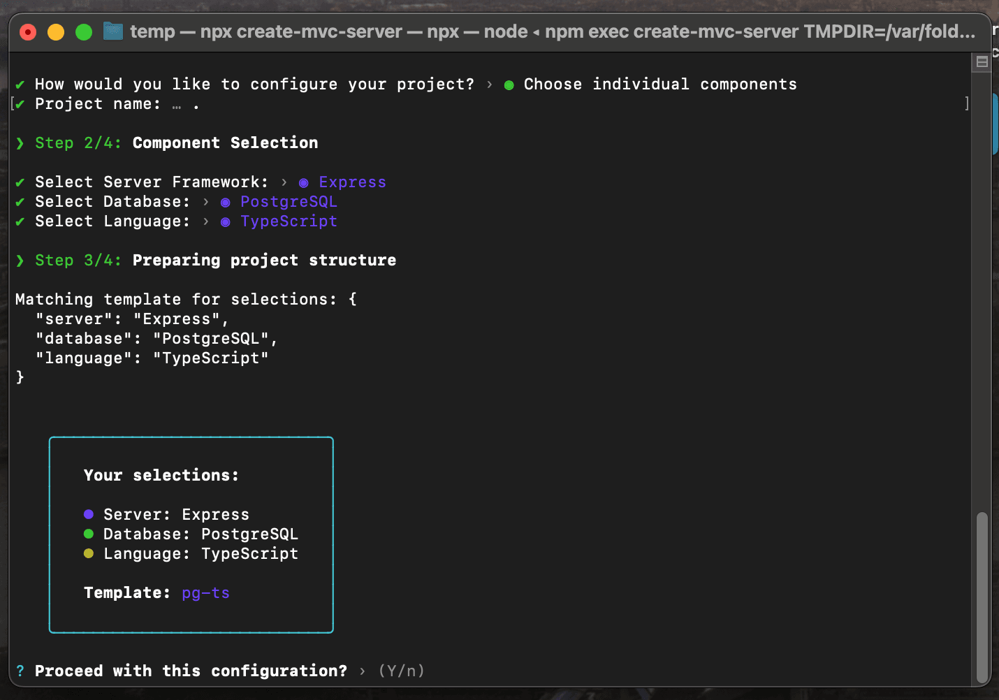 Create MVC Server screenshot 4